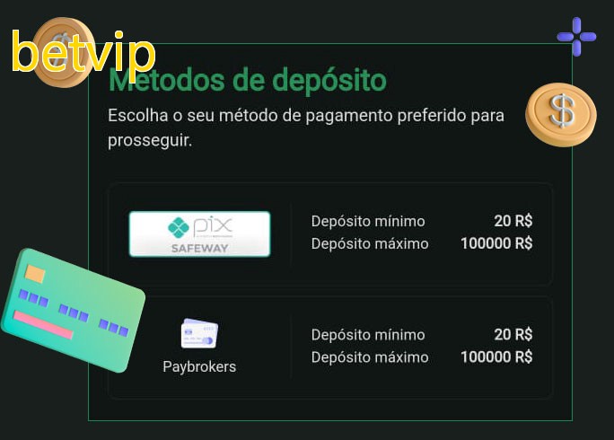 O cassino betvipbet oferece uma grande variedade de métodos de pagamento